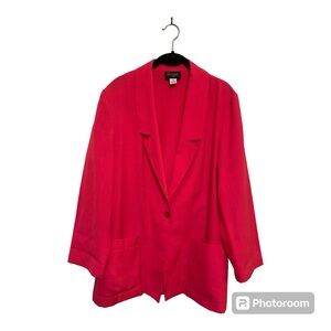 80s Hot Pink Blazer